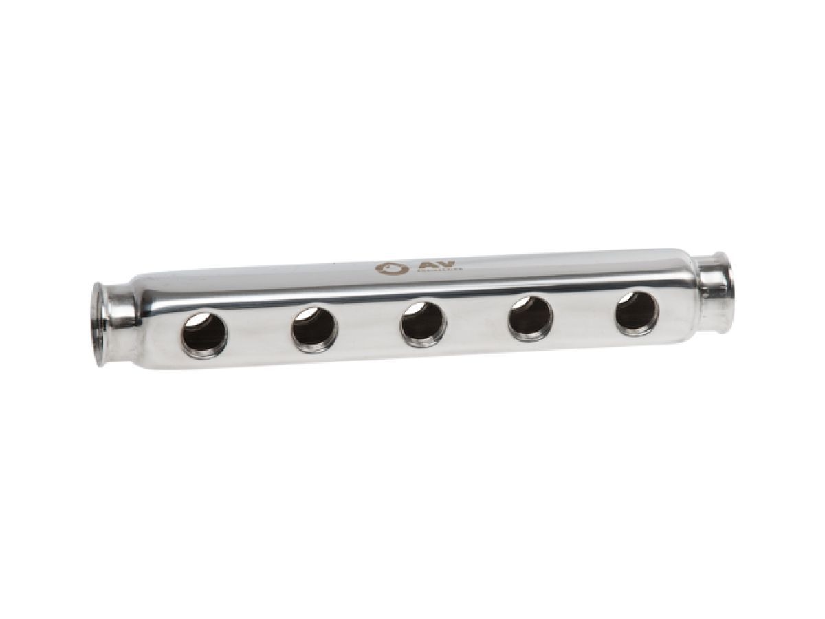 Коллектор 1/2"х5 вых. двухсторонний AV Engineering AVE155020