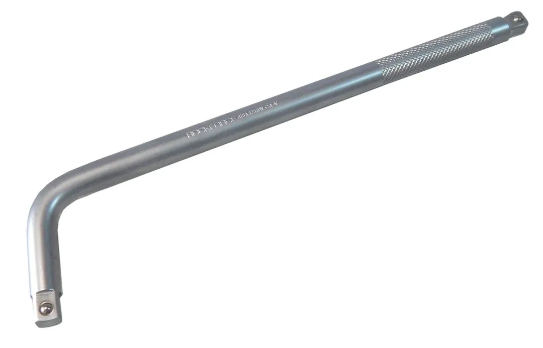 Вороток Г-образный с накаткой 250мм, 3/8"  Rock FORCE RF-815A3250W
