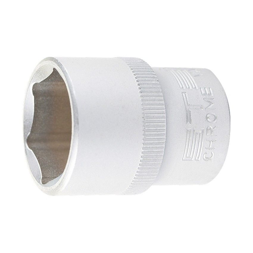 Головка торцевая, 19 mm, 6-гранная, CrV, под квадрат 1/2" Stels 13830