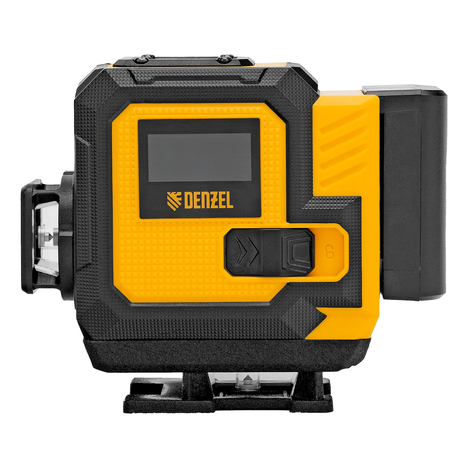 Лазерный уровень мультипризменный DLV-360-3T, 30 м, зеленый луч, Li-Ion 2,4 Aч, штатив  DENZEL 350805