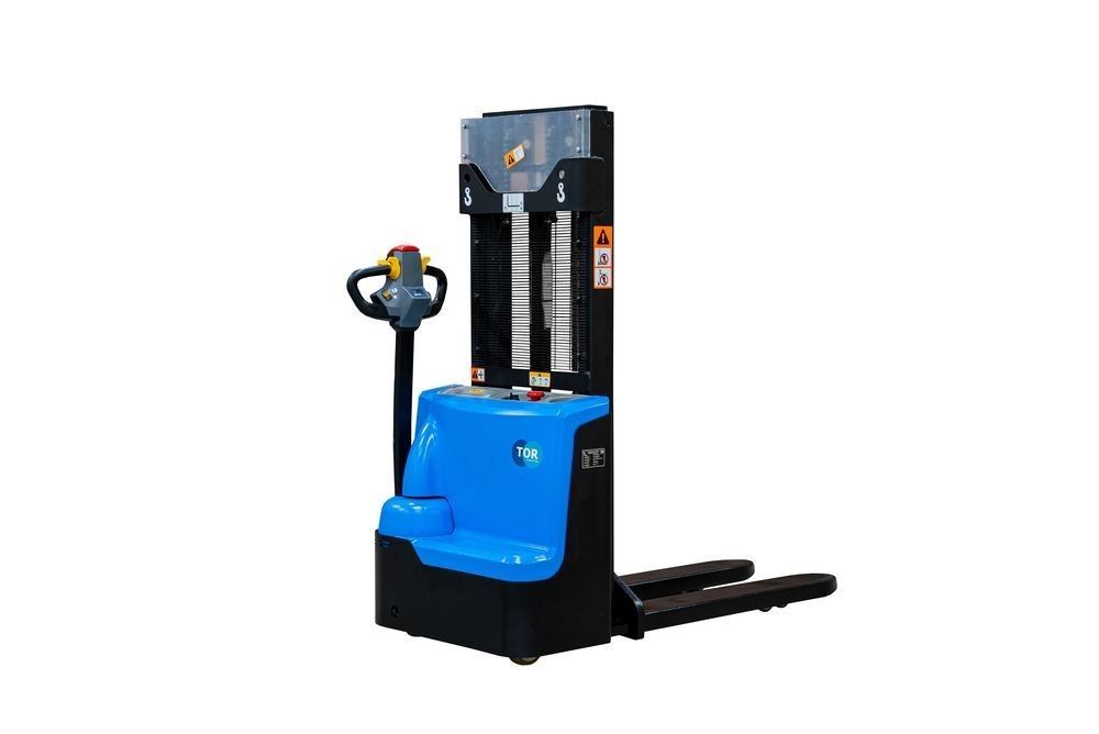 Штабелер самоходный 1,5 т 2,5 м WS15H-2500SC PRO Li-ion 24/60 В/Ач контроль скорости подъема TOR 1048089