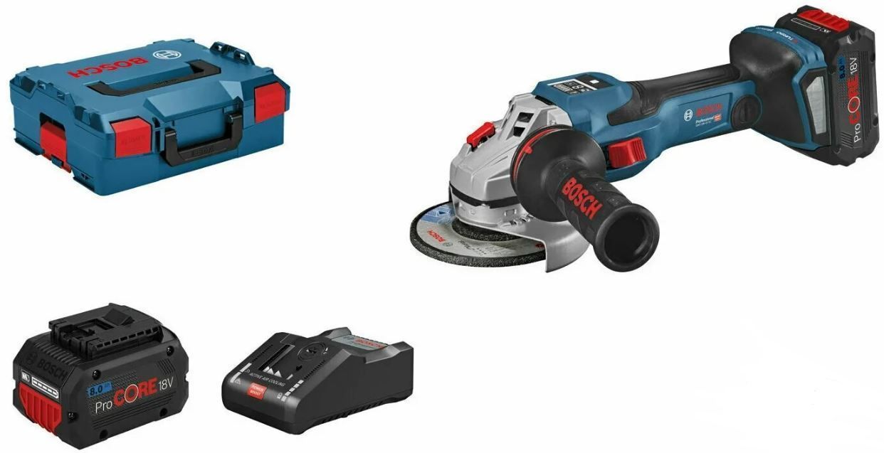 Угловая шлифмашина аккумуляторная GWS 18V-15 SC Professional BOSCH 0.601.9H6.101