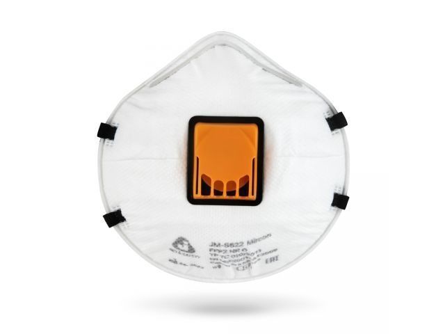 Респиратор формов. с клап. FFP2 (до 12 ПДК) (без индивидуальной упаковки) JETA SAFETY JM-8622