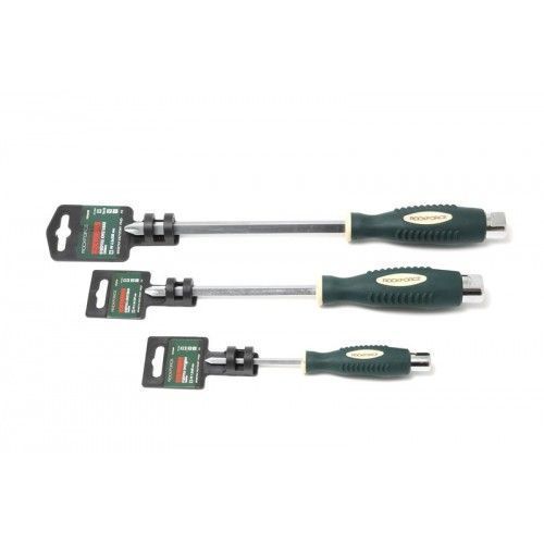 Отвертка крестовая силовая магнитная "Profi" S2  PH1.0х80мм Rock FORCE RF-70210080