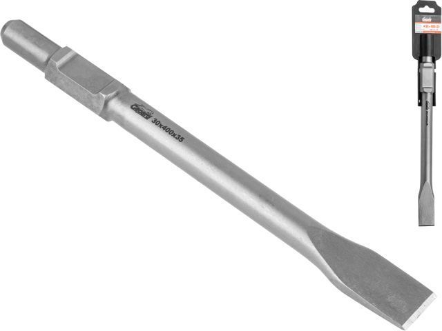 Плоское зубило шестигр. 30мм 400x35мм  (НЕХ)  GEPARD GP0711-400