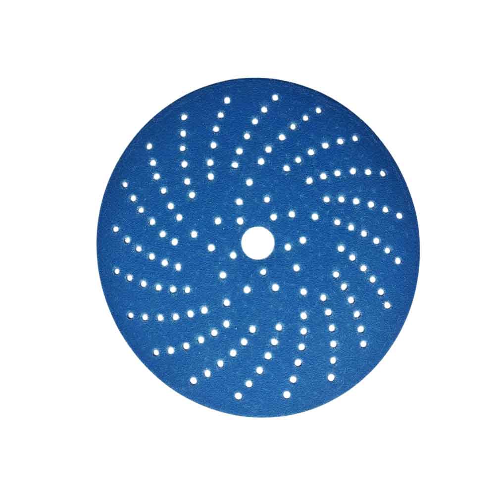 Шлифлист d150 мм мультипылеотвод P120 (цирконий на пленке) Гамматест GTA211F120