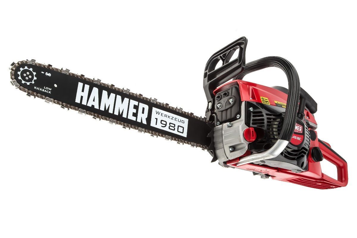 Бензопила Hammer 2кВт/2,7лс 45см3 шина 18" цепь 0,325"-1,5мм-72 6кг Hammer BPL4518C