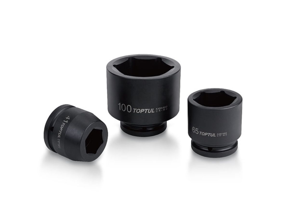 Головка ударн. 1-1/2" 90мм 6гр. (Длина - 118 мм) TOPTUL KABA4890
