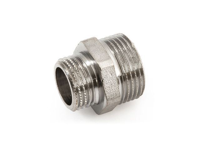 Ниппель ред. нар.-нар. 1"х1/2" ХРОМ  General Fittings 260003C100400H