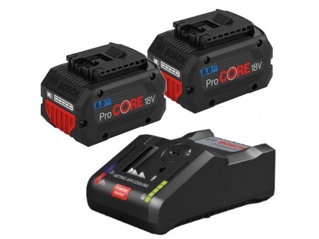 Комплект аккумулятор 18.0 В ProCORE18 V 2 шт. + зарядное устройство GAL 18V-160 C (Набор ProCORE18 V...BOSCH 1600A016GP