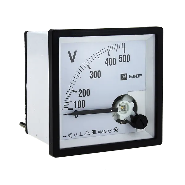 VMA-721 аналоговый на панель (72х72) квадратный вырез 500В прямое подкл. PROxima EKF vma-721-500