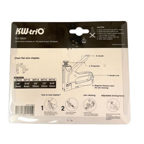 Степлер 6-14мм (тип 140/ G/ 11/ T50) KW-triO 18527