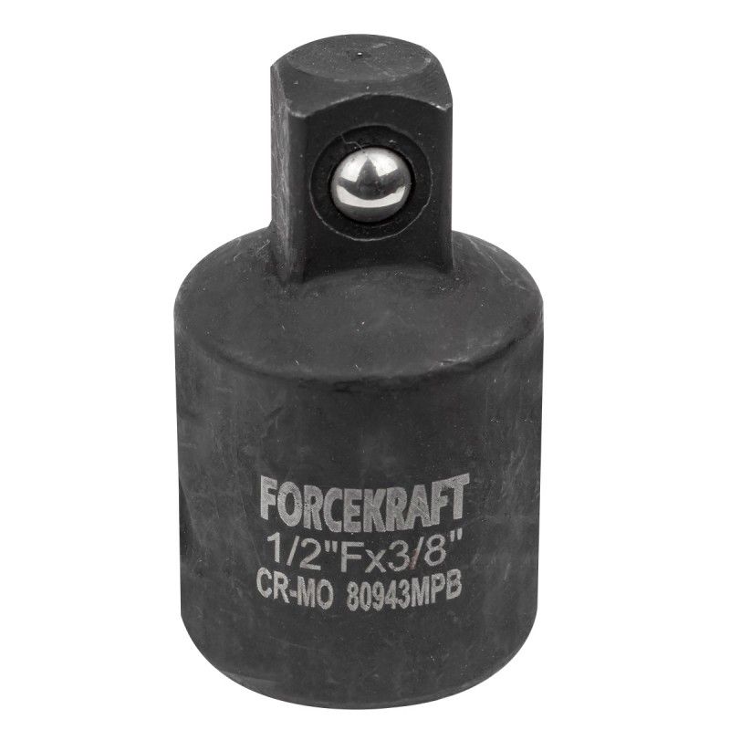 Адаптер-переходник ударный 1/2"(F)х3/8"(M) FORCEKRAFT FK-80943MPB