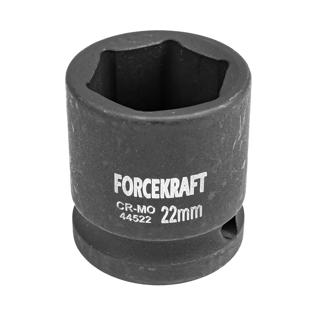Головка ударная 22мм (6гр.),1/2"  FORCEKRAFT FK-44522