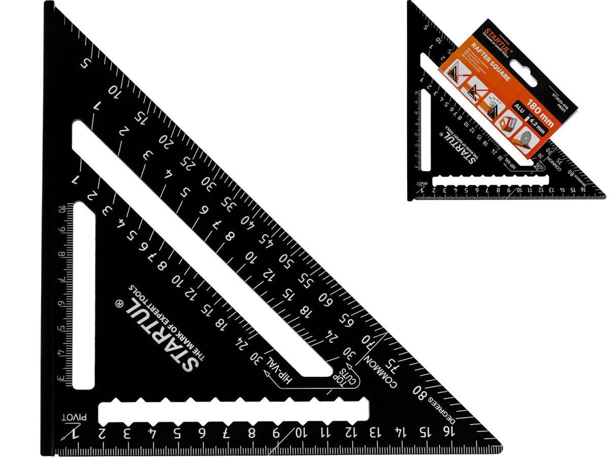 Угольник кровельный 180мм алюм.FI (ST3535-018) (угольник Свенсона) STARTUL ST3535-018
