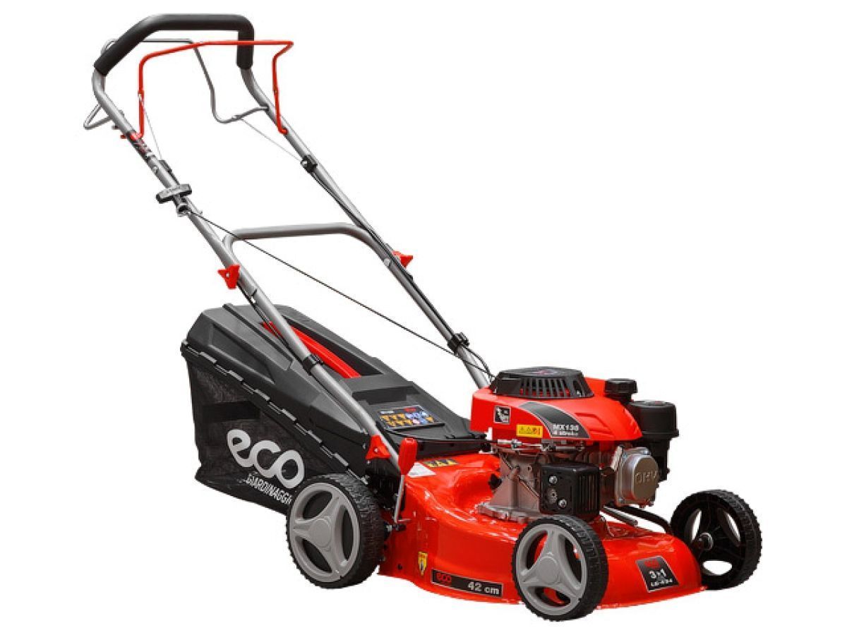 Газонокосилка бензиновая самоходная, 3.5 л.с., шир. 42 см ECO LG-434