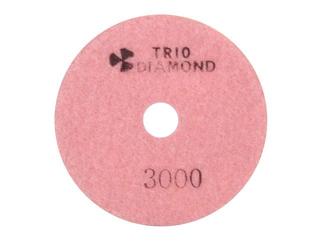 Алмазный гибкий шлифкруг "Черепашка" 100 № 3000 (мокрая шл.)  ...TRIO-DIAMOND 343000