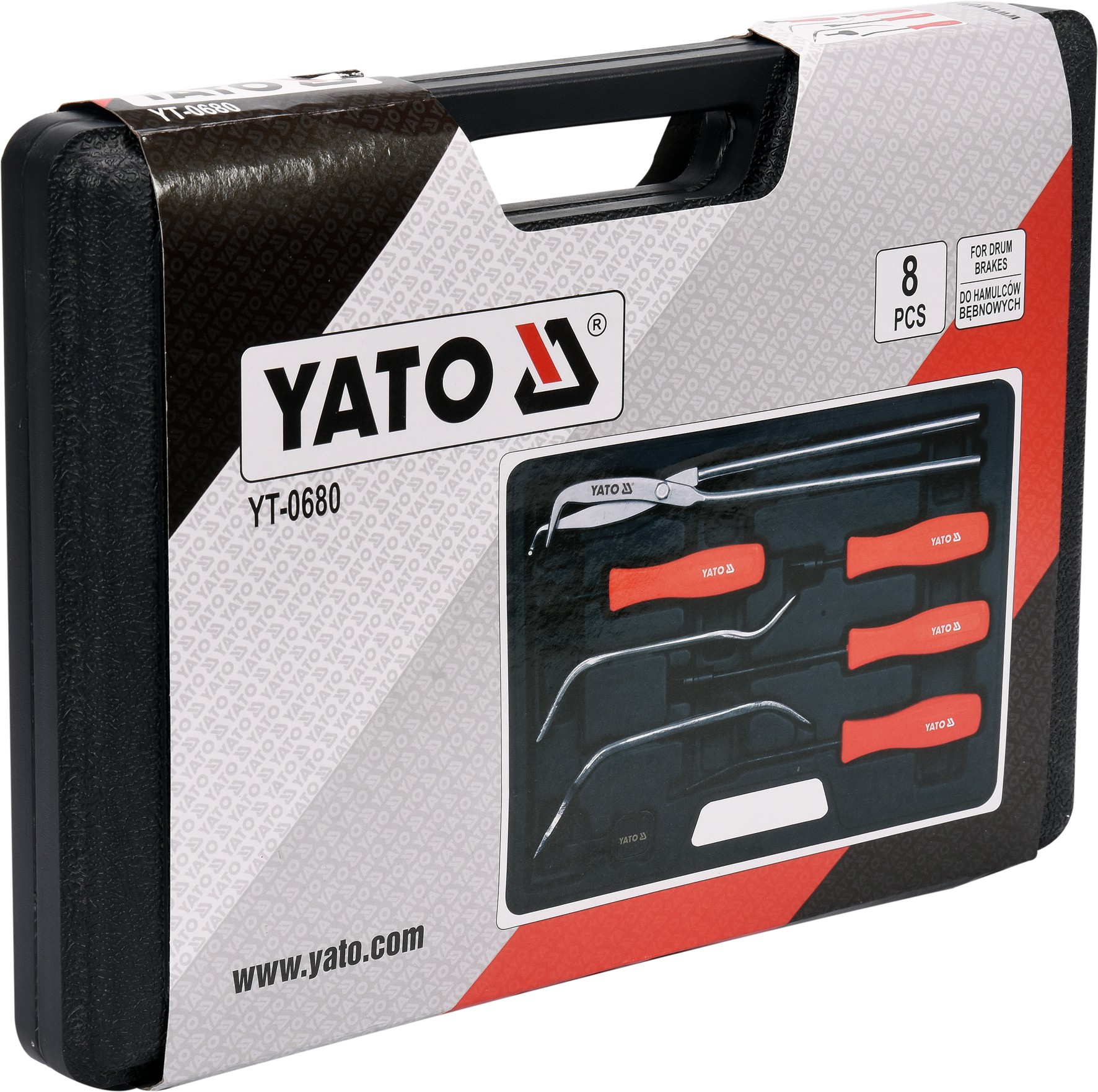 Набор инструмента для замены тормозных колодок (8пр.) YATO YT-0680