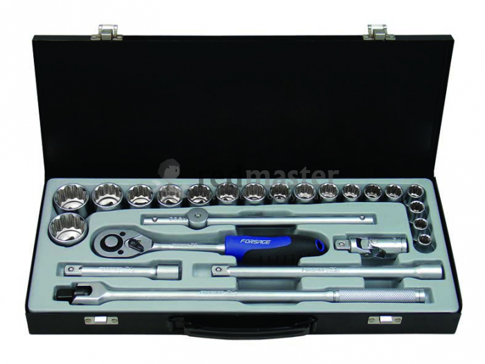 1/2" Набор инструментов 24пр. (12гр.)  Forsage F-4246-9M