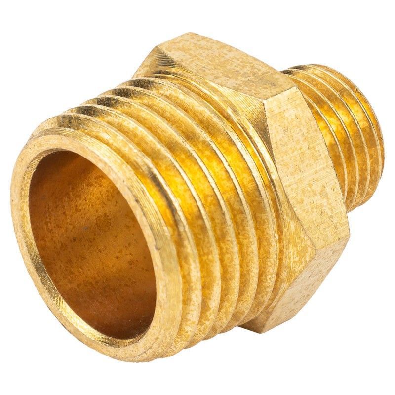Соединитель резьбовой наруж. резьба 1/2"x1/4" Rock FORCE RF-MM08/04