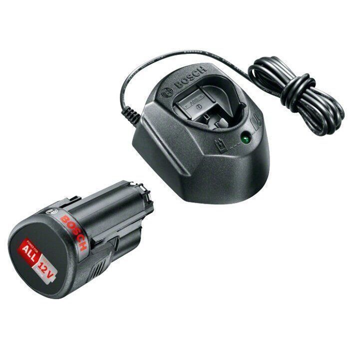 Комплект аккумулятор 12В PBA12V 1.5А/ч 1шт. +зарядное устройство GAL1210, BOSCH 1600A01L3D