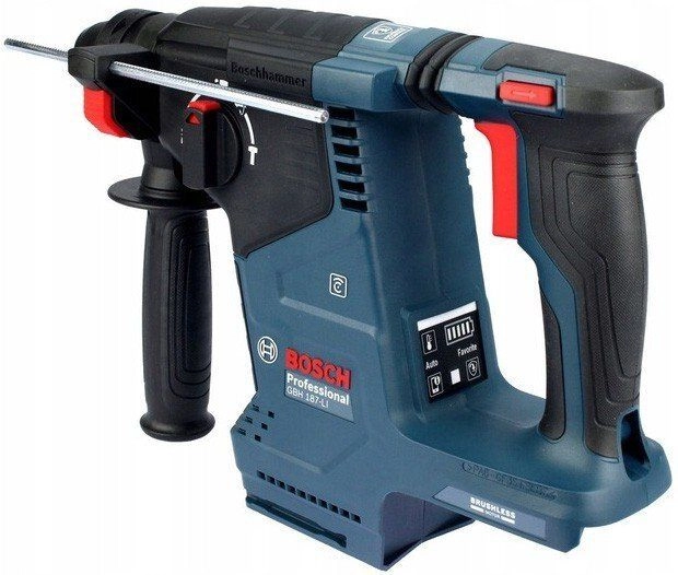 Перфоратор GBH 187-LI аккумуляторный (18V / 1*5,0Ah / 2,4Дж / Кейс) BOSCH 0.611.923.022