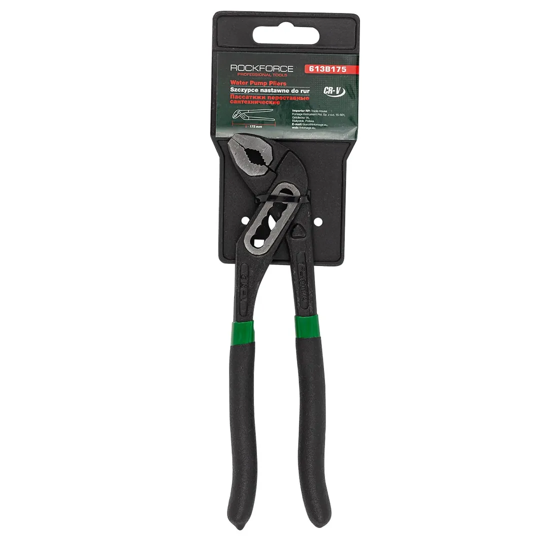 Пассатижи переставные 175мм RockFORCE Rock FORCE RF-613B175