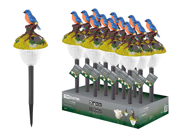 Светильник СП "Птицы" на солнечных батареях, меняют цвет, пластик, в ассортименте, ДБ,  ...TDM SQ0330-0113