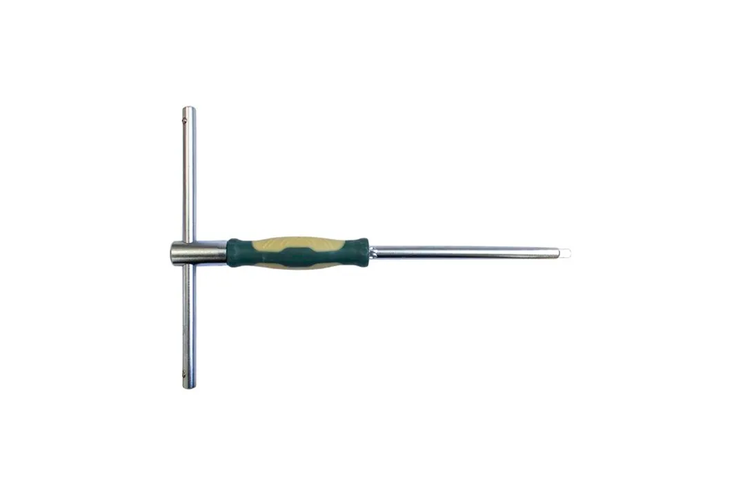 Вороток Т-образный с прорезиненой поворотной рукояткой 1/4"(L-290 мм.)  ...Rock FORCE RF-1565