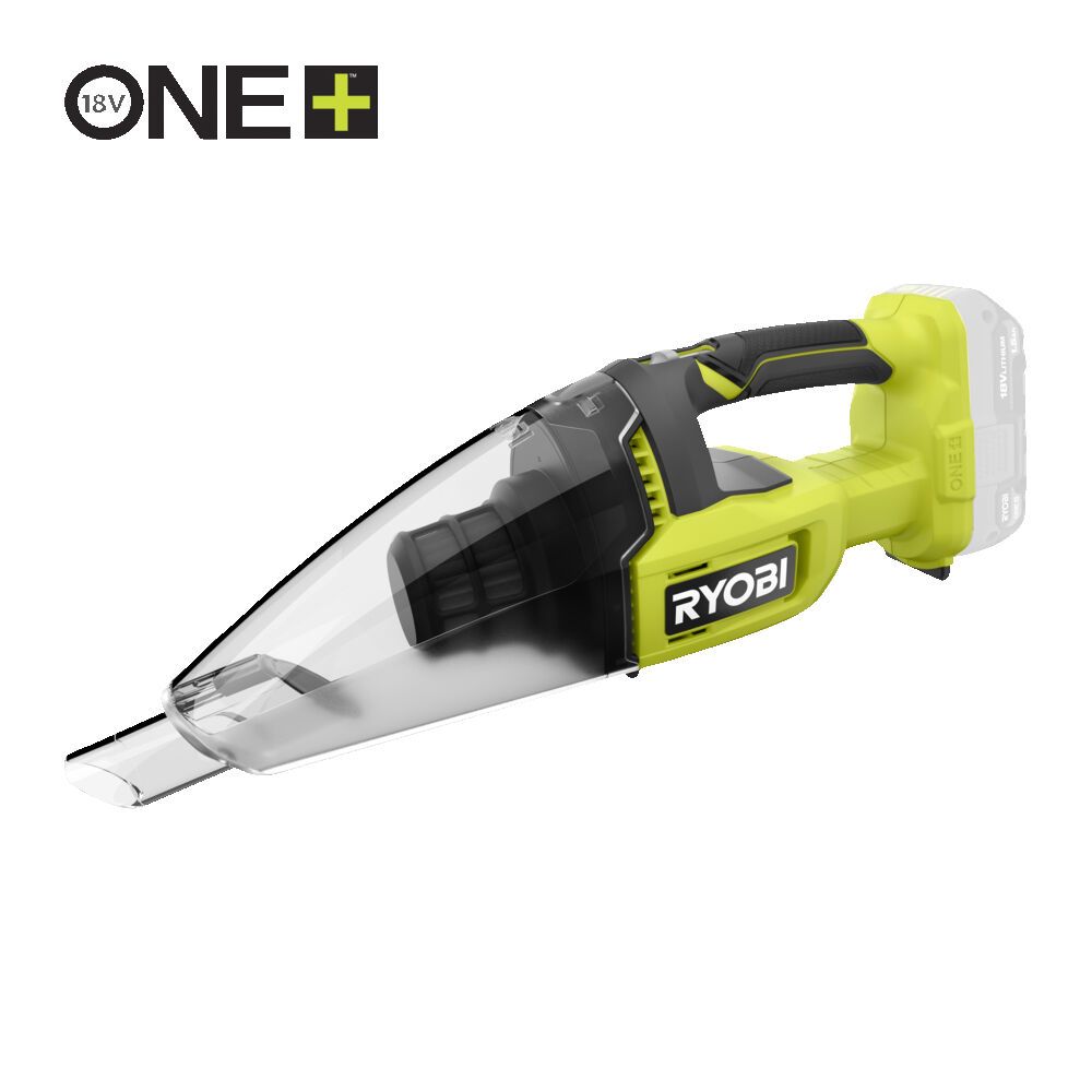ONE + / Пылесос ручной, 18В, БЕЗ АКБ, 26Вт, бак 0.6 л,  RYOBI RHV18-0 (без батареи)