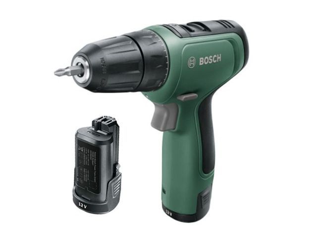 Аккум. дрель-шуруповерт EasyDrill 1200 ,12В, 2АКБ , 1.5 А/ч Li-Ion, 2 скор., 30 Нм, шурупы до 6 мм, ...BOSCH 06039D3002