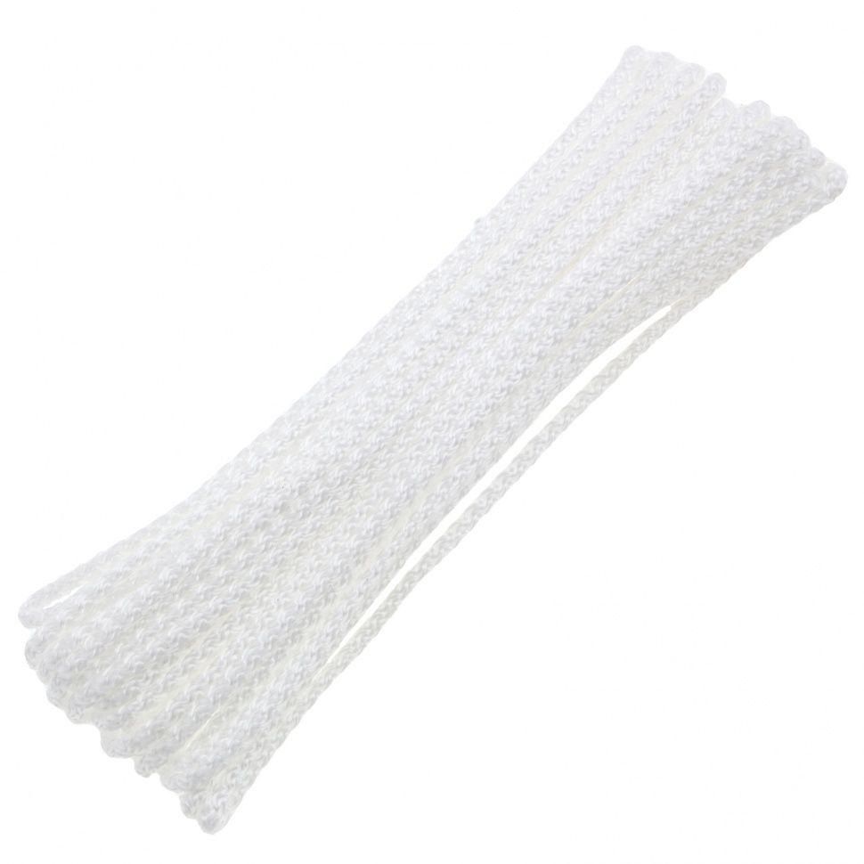 Шнур бельевой полипропиленовый с сердечником, 5 мм, L 10 м, белый PALISAD 937075