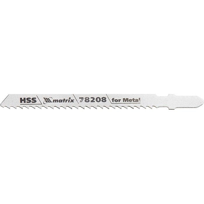 Полотна для электролобзика по металлу, 3 шт. T127D, 75 х 3мм, HSS Matrix 78208