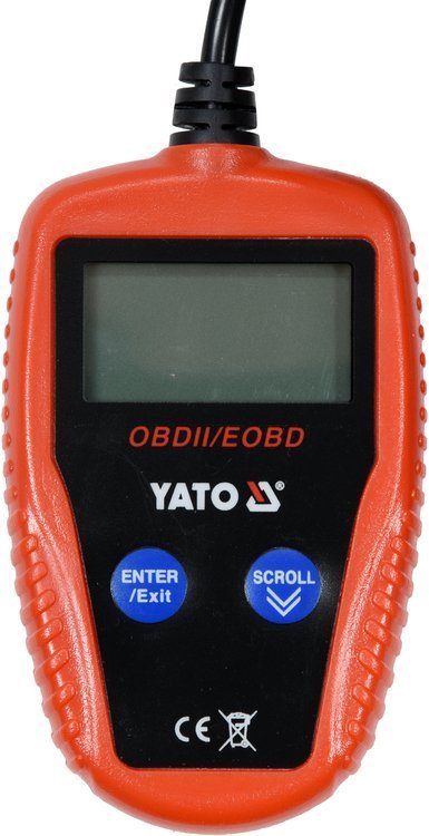 Автомобильный диагностический тестер OBD/EOBD YATO YT-72977