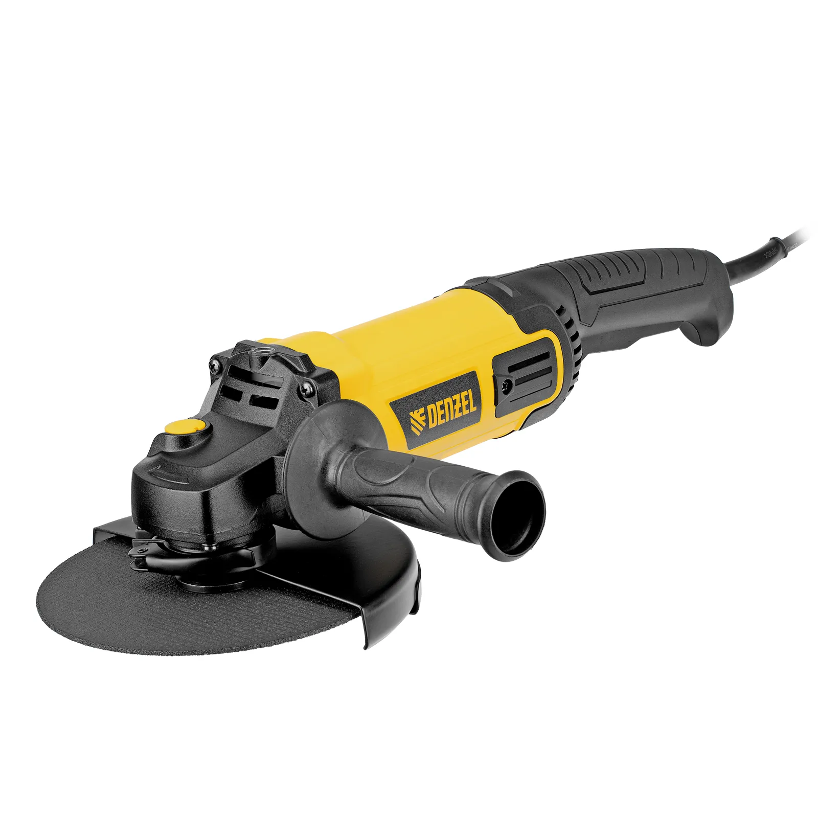 Машина шлифовальная угловая AGL180-2000, 2000 Вт, 180 мм, 8500 об/мин DENZEL 26919
