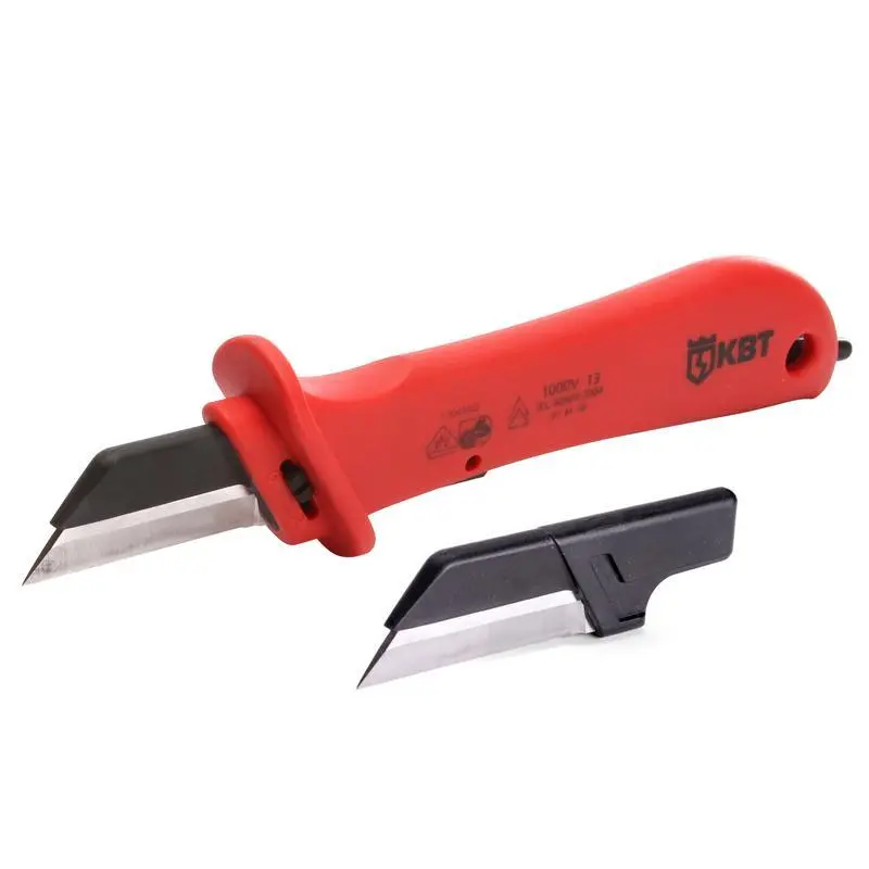 Нож диэлектрический с дополнительным лезвием НМИ-04 серия ПРОФИ ()  ...КВТ 63838