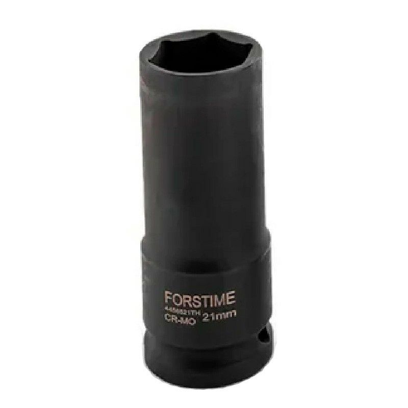 Головка ударная глубокая тонкостенная 21мм, 1/2" (6гр.) FORSTIME FT-4458521TH