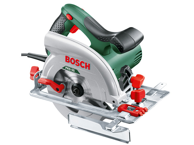 Циркулярная пила PKS 55, 1200 Вт, 160х20 мм, пропил до 55 мм BOSCH 0603500020