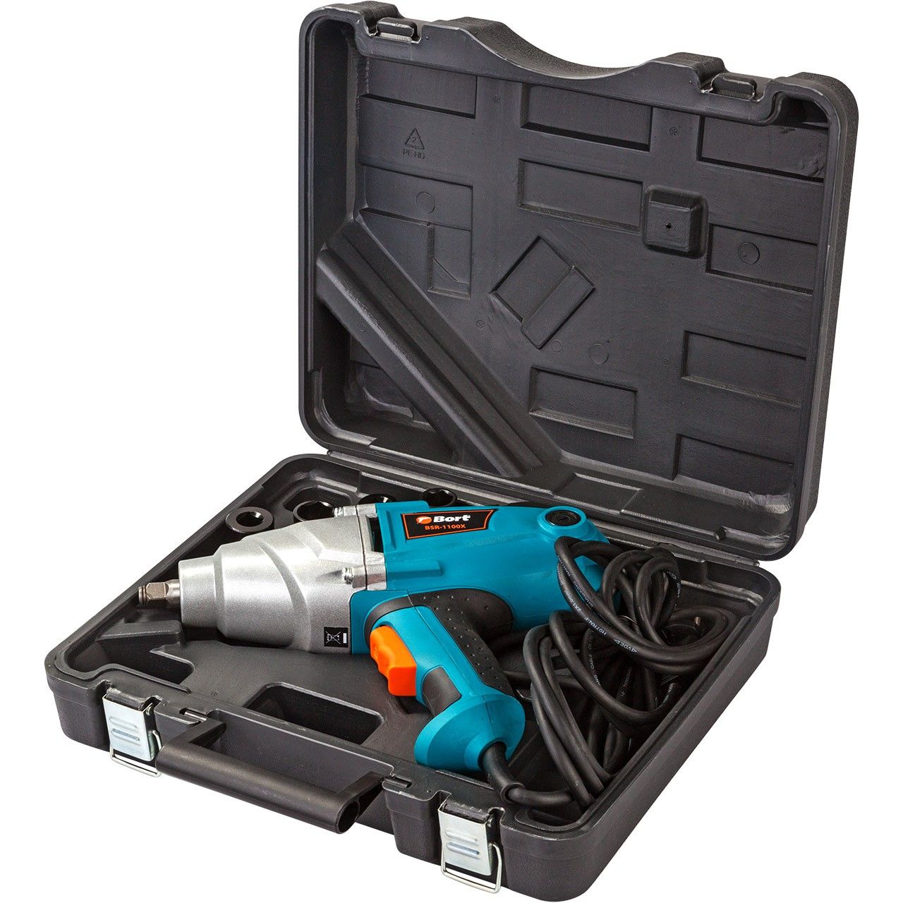 Гайковерт сетевой 1100Вт, 1/2", 500Нм, 0-2200об\мин, Bort BSR-1100X