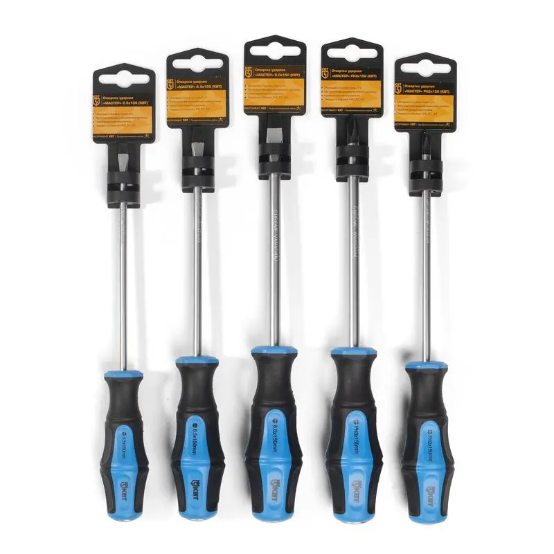 Отвертка ударная МАСТЕР шлиц 6,5*150  КВТ 78625