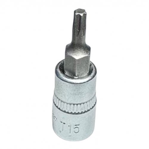 Головка 1/4" с насадкой TORX T15, длина 37 мм CrV H-D HD-14T1537