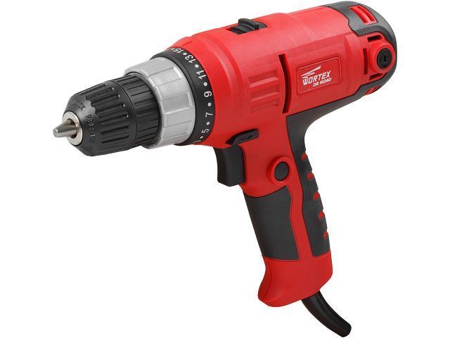 Дрель-шуруповерт DR 1024 D 400Вт, 35Нм, 1400об/мин, БЗП 10мм,  WORTEX DR1024D0007