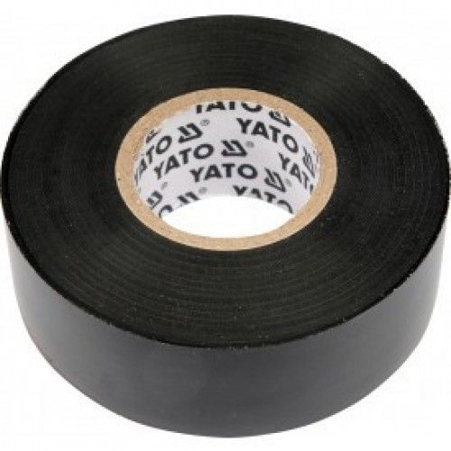 Изолента ПВХ черная 12mm х 10м х 0.13mm YATO YT-8152