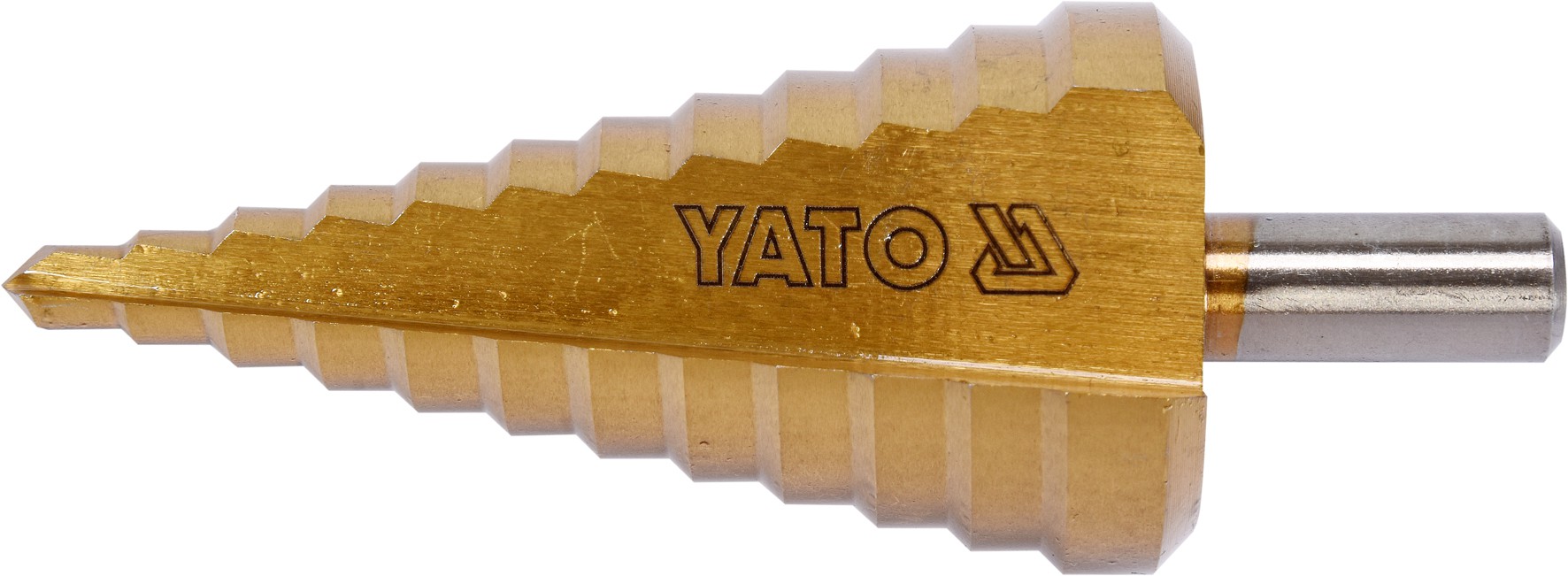 Сверло по металлу ступенчатое  6-38mm HSS-TiN YATO YT-44740
