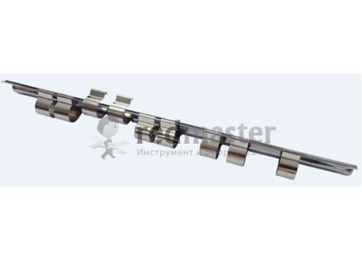 Планка-держатель для 9-ти головок 200 мм.L, 1/2" Rock FORCE RF-819409