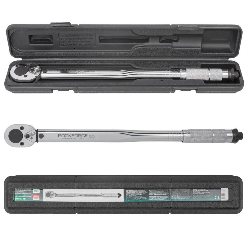 Ключ моментный 28-210Нм, 1/2" Rock FORCE RF-1203