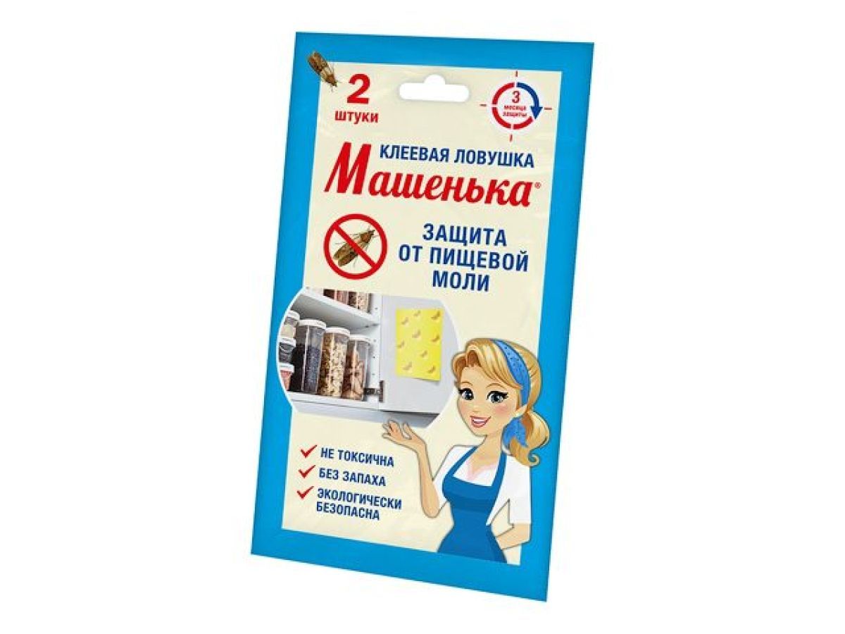 Клеевая ловушка от пищевой моли "Машенька" (упаковка 2 шт.) 4603646007929 АГРОВИТ