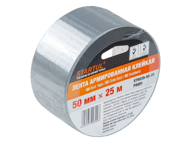 Лента армированная клейкая 50mmх25м PROFI STARTUL ST9039-50-25