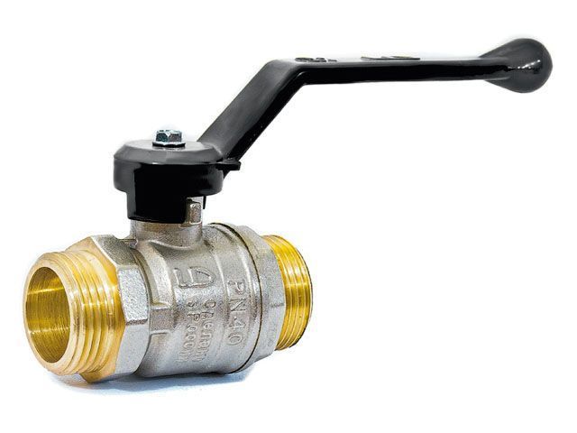 Кран шаровый стандартный 1/2" нар.-нар. ручка PN 40 LD LD47.305.15