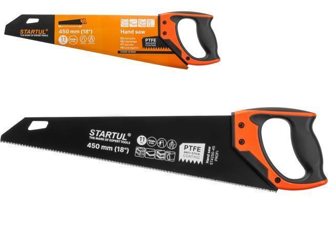 Ножовка по дер. 450мм 11 TPIFI (ST4250-45) STARTUL ST4250-45